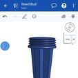 Screenshot_20230602-233851_Onshape.jpg Fichier STL BeachBud Support de téléphone pour gobelets de bière・Plan pour impression 3D à télécharger