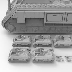 Chimera Chassis.419.jpg Download free STL file Epic Scale Scout Tank • 3D printing model, Mkhand_Industries