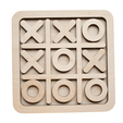 JOOP-tic-tac-toe-foto-1.png Laser Cut Tic Tac Toe game board