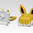 jolteon02.jpg Jolteon Pokemon - Keycap 3D mechanical keyboard - Eeveelutions