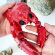 20220515_191451782_iOS.jpg STL file Articulated Spider Crab Flexi Toy・3D printer design to download
