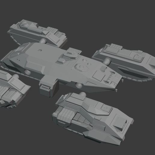 5.png Halo- Grizzly Tank- multi part 32mm scale- rescale able