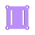 20x20-plate.stl 20x20 VTX / RX Plate for Mini or Micro quads