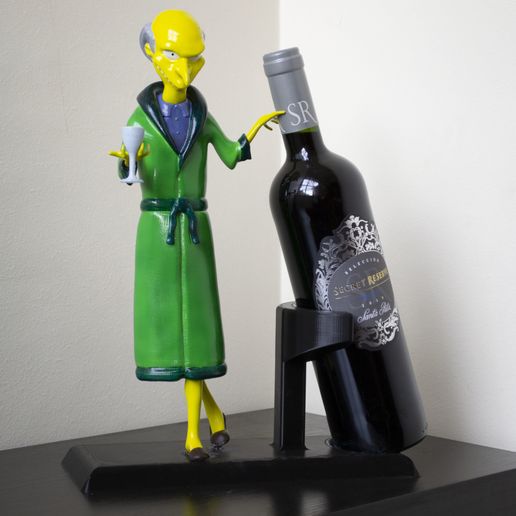 MR BURNS WINE HOLDER - 3D model önizlemesi