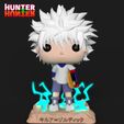 killua_H_001.jpg Killua Zoldyck chibi - hunter x hunter 3D print model 3D print model