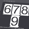 4.png 0-9 Number Stencil Set for Spray Painting - Easy, Lightweight Design