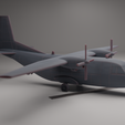 C212-v1.png STL file Airbus C212 200 Aviocar Cargo Airplane・3D printing idea to download