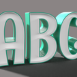 Render.png LedBox Font - Alphabet Collection - Letters and number boxes - No. 9