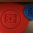 8.jpg Cookie stamp + cutter -  Football Pitch