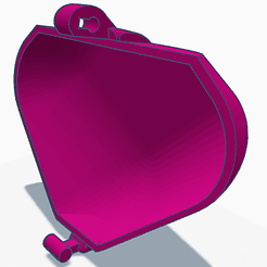 2019-02-07 (14).png STL file P6 Plain customizable front piece ONLY・3D printable model to download