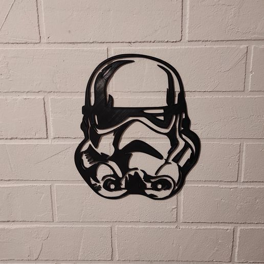Storm Trooper 2D wall decoration 3D model