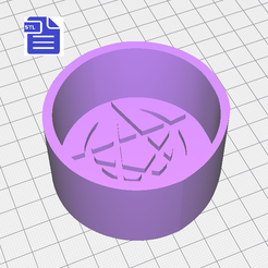 STL00290-4.png Archivo 3D 1 molde de bomba de baño de media luna pentacle・Design para impresora 3D para descargar, CraftsAndGlitterShop