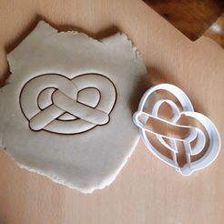 20220328_152234.jpg Fichier STL Forme de bretzel - Moule à pâte à biscuits - Boucle de bretzel・Plan à imprimer en 3D à télécharger, KuzuriSan