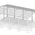Warehouse-G-3D-Structural-hidden-line.jpg Warehouse G steel structure