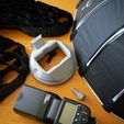 SDP06775.jpg Speedlight bracket for Bowens, Custom Bowens adapter for camera flash light
