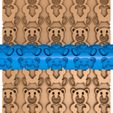 578545455.jpg bear clay roller / pottery roller / panda clay rolling  / panda pattern cutter