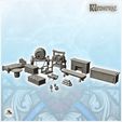1-PREM.jpg Tavern interior set with barrel, bed and fireplace (5) - Medieval Gothic Feudal Old Archaic Saga 28mm 15mm