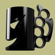 Can-Holder-4.png Beer can holder with brass knuckles handle - The perfect companion for cool guys
