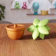 untitled5.png 3D Succulent Plant STL File - 479