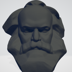 karl-marx-CAD.png STL-Datei Karl-Marx-Denkmal Chemnitz・Design zum Herunterladen und 3D-Drucken, Erwins_Cat