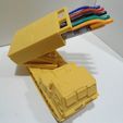 DSC01271.JPG STL file Missiles Launcher Pen & Pencil holder・3D printing idea to download
