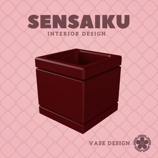 49. Cube 49 Custom Vase Design: Personalized Forms for Miniature and Modern Spaces - Ikebana Home Decoration for Modern Diorama