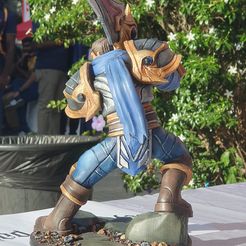 Modèle imprimé en 3D de garen de League of Legends