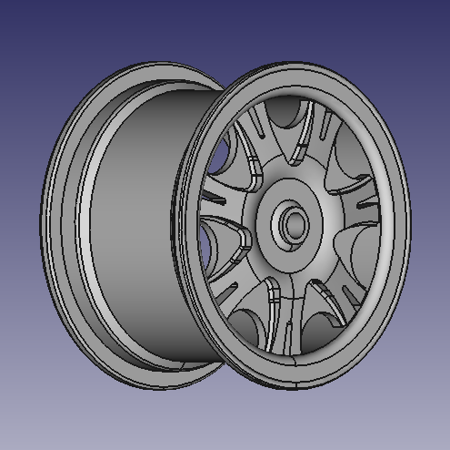 STL file WHEEL RIM SPORTCAR CUSTOM 3D PRINT 🛞 ・3D printing design to ...