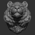 10.jpg OBJ-Datei Tiger Kopf Büste herunterladen • Objekt zum 3D-Drucken, guninnik81