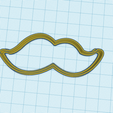 moustache.png father's day cookie cutters