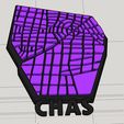 DISEÑO-2.jpg Map of Parque Chas - Magnet and Keychain
