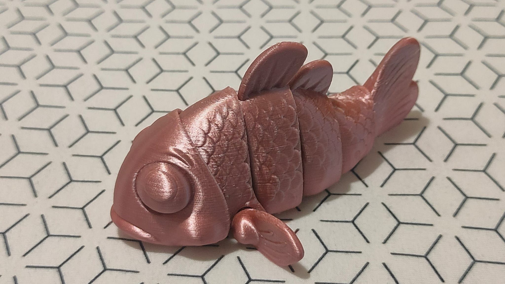 3D printer ARTICULATED FISH • made with Creality3 ・ Cults