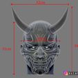 20.JPG Hannya Mask -Satan Mask - Demon Mask for cosplay