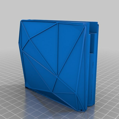 e2a5180485f49d7226792e0b73954da6.png Free STL file Low Poly FLexi Wallet・3D printer model to download