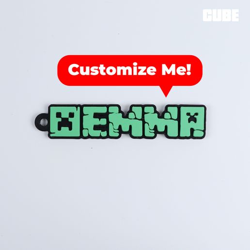 03-100.jpg MINECRAFT Customizable Keychain