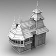 2.jpg Slavic Architecture - Wooden house with wraparound porch