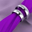 cg2.9.jpg Printable wedding ring 6mm comfort jewelry  STL
