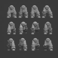 legs.jpg 3D file Chubbafragger ultra-heavy armor legs・Design to download and 3D print