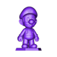 Otaku Studio Luigi With Base - New Version.stl Luigi - Super Mario Fan Art 3D Model