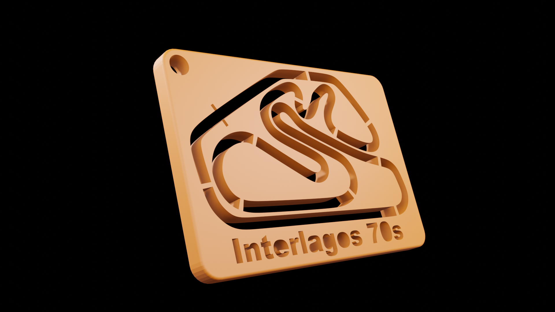 inter3.png 3D-Datei Strecke Formel 1 Schlüsselanhänger Interlagos Drucken 3d kostenlos・Vorlage für den 3D-Druck zum herunterladen, MCS3d