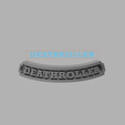 DEATHROLLER.png Customizable nameplate for miniatures + Blood bowl regular players and numbers