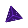 tetrahedron dice blunt.stl Tetrahedron Dice