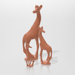 2022-06-25-13_02_21-jirafa_chica_mesh-‎-3D-Builder.png STL-Datei Giraffe dekorativ・3D-druckbares Modell zum Herunterladen, DailTings