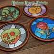 COASTERS5.jpg Disney Inspired Cursed Coaster Set