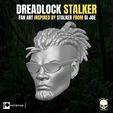 DREADLOCK STALKER FAN ART INSPIRED BY STALKER FROM Gi JOE | @Rsirn | Dreadlock Stalker Head for Action Figures