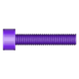 M5x25.stl Juego de tornillos de cabeza hexagonal M5 (ISO Métrico)