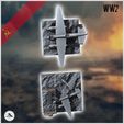4.jpg Set of two destroyed Tupolev Tu-2 Bat ANT-58 with house ruins (3) - Soviet army WW2 Second World East front Ostfront