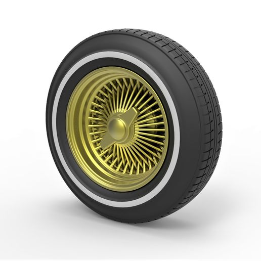 1.jpg 3D file Diecast wire wheel from lowrider Scale 1 to 10・3D printing design to download, CosplayItemsRock