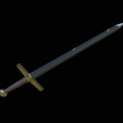 longsword-1-4.png Archivo 3D 3x Longsword nuevo / ligeramente roto / muy roto・Modelo imprimible en 3D para descargar