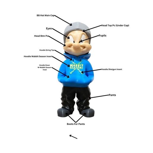 Fud-Front-Pic.jpg Elmer Fudd Wabbit Season Multi-colored